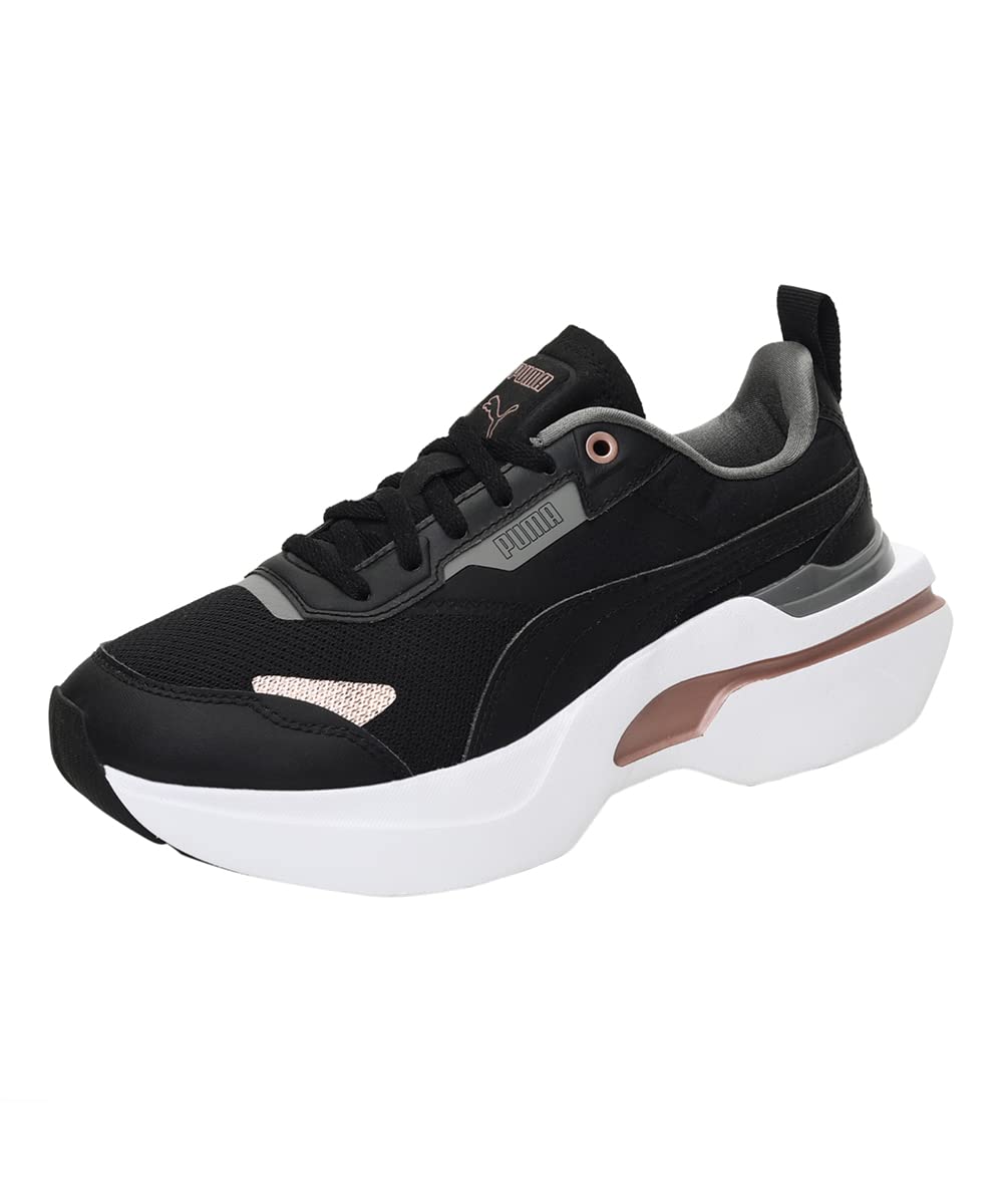 Puma Womens Kosmo Rider Metallic WNS Black-Rose Gold Sneaker - 4 UK (38489201) (B09NYD5TXB) Amazon Price History, Amazon Price Tracker
