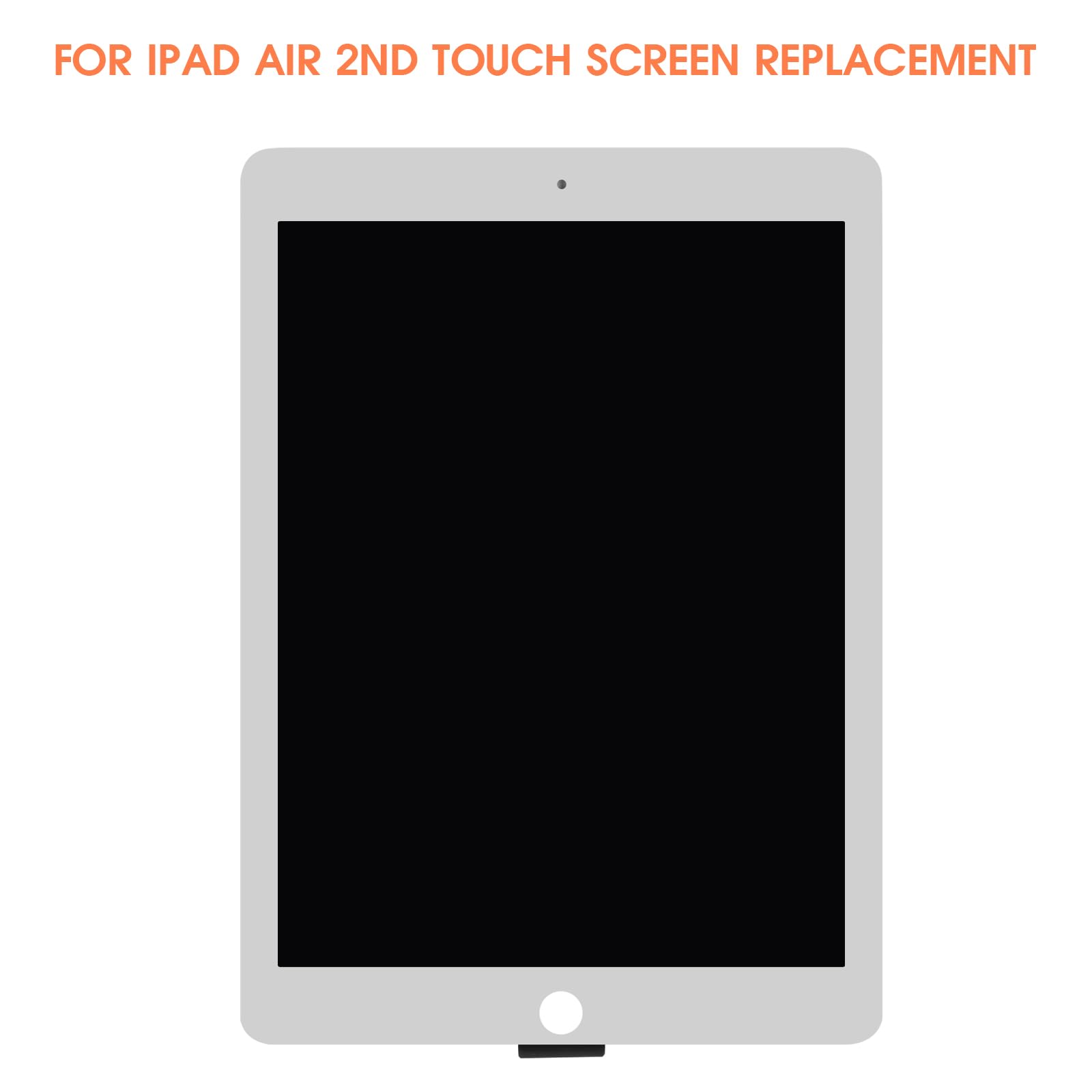 Écran Tactile De Rechange Pour IPad Air 2 - Modèles A1566 A1567 9,7 Pouces, Sans LCD (blanc)