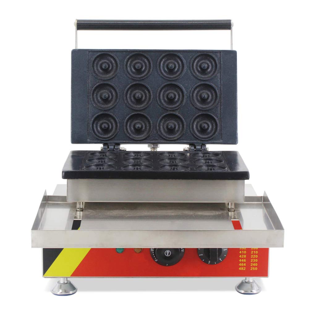 cgoldenwall np-5 12 Loch Elektrische no-stick Donut Snack Maker macht Maschine Commercial knusprige Donut Eisen Baker 12 - 220V