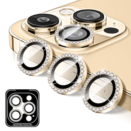 Verre trempé iPhone 14 Pro Max protecteur d'objectif diamant contre les rayures de lentille