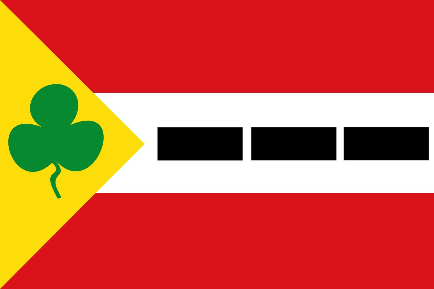 Drapeau Large Appelscha vlag grand pavillon tissu dorpsvlaggen Friesland extérieur