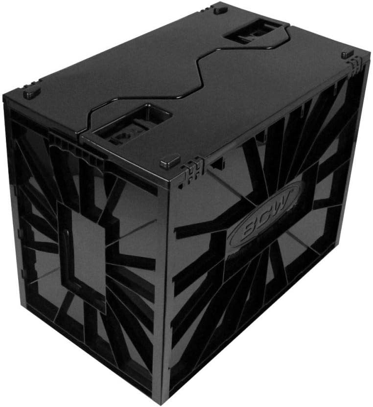 BCW Magazine Document & Comic Book Storage Bins | Durable Magazine Bin | Magazine Storage Box for Sorting and Organizing | Heavy Duty & Stackable Plastic - Fits all Comics (5 Pack)