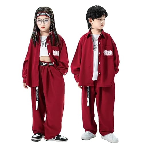 [WJ-SISI] �L�b�Y �_���X�ߑ� �q�b�v�z�b�v ���� �V���c �����O�p���c ���̎q �j�̎q �_�{�_�{ ���b�h �� �h�� ���h�n �h�� �W���Y�_���X ���\�� ������ �X�e�[�W�ߑ� K-POP �؍� KK028 (150, �V���c+�p���c)