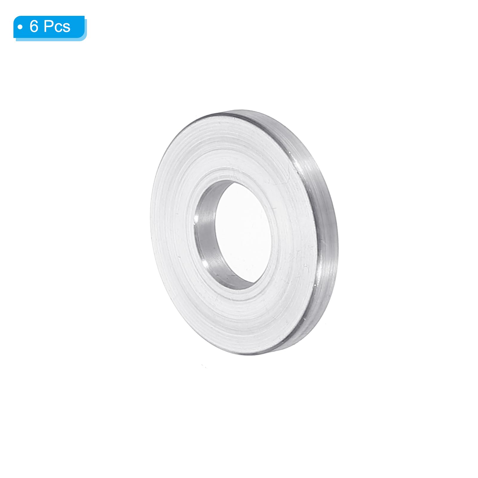 PATIKIL M8 Aluminum Spacers, 6pcs 5/16" x 3/4" Round Metal Spacers for 5/16 or M8 Screw Bolts - Image 3