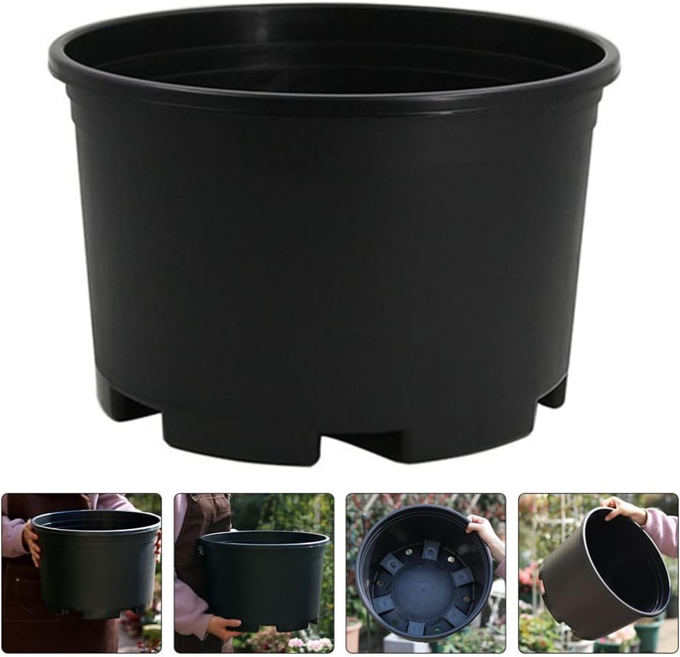 GANAZONO Starter Pots Plant Nursery Pots Starting Pots Containers Gardening Pot Plastic Planter Pots Garden Supplies 34x28. 5cm