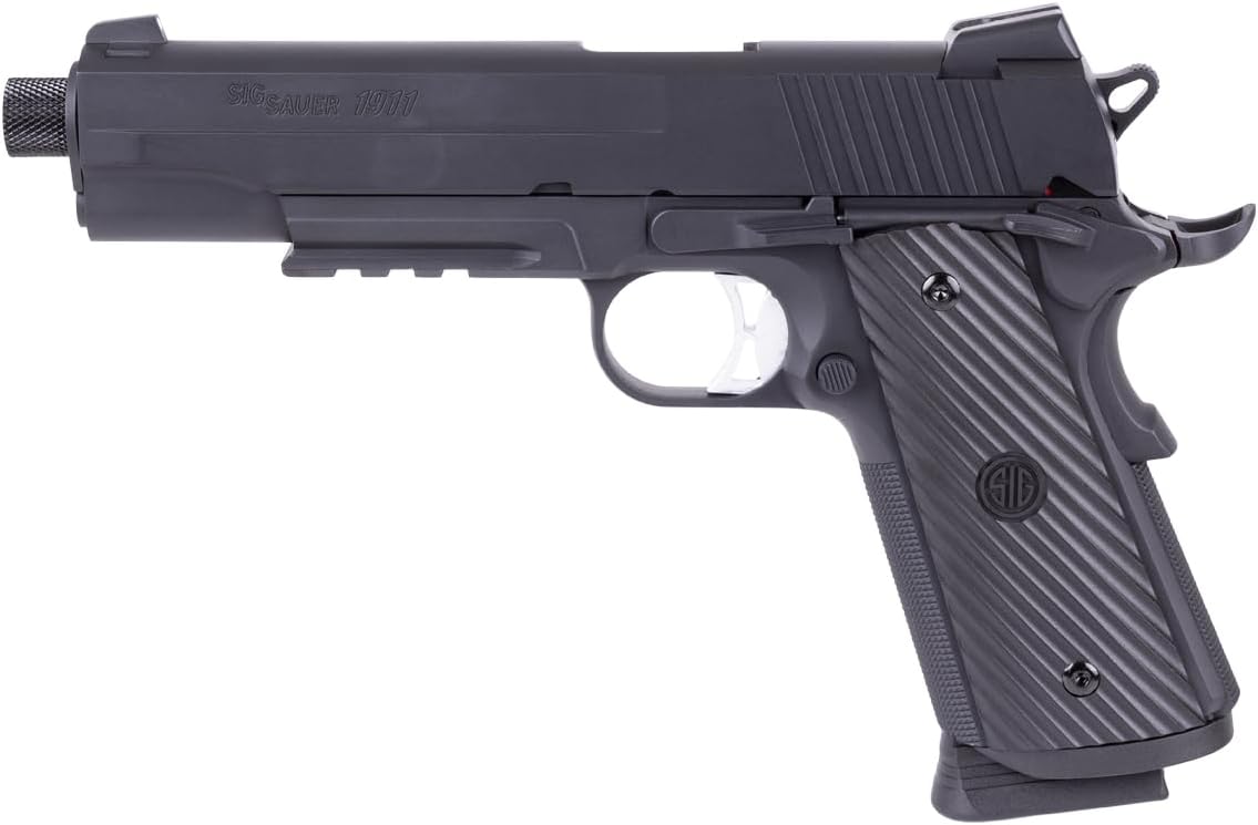 SIG SAUER Airgun, 1911 TACOPS, 4.5MM, CO2, Black