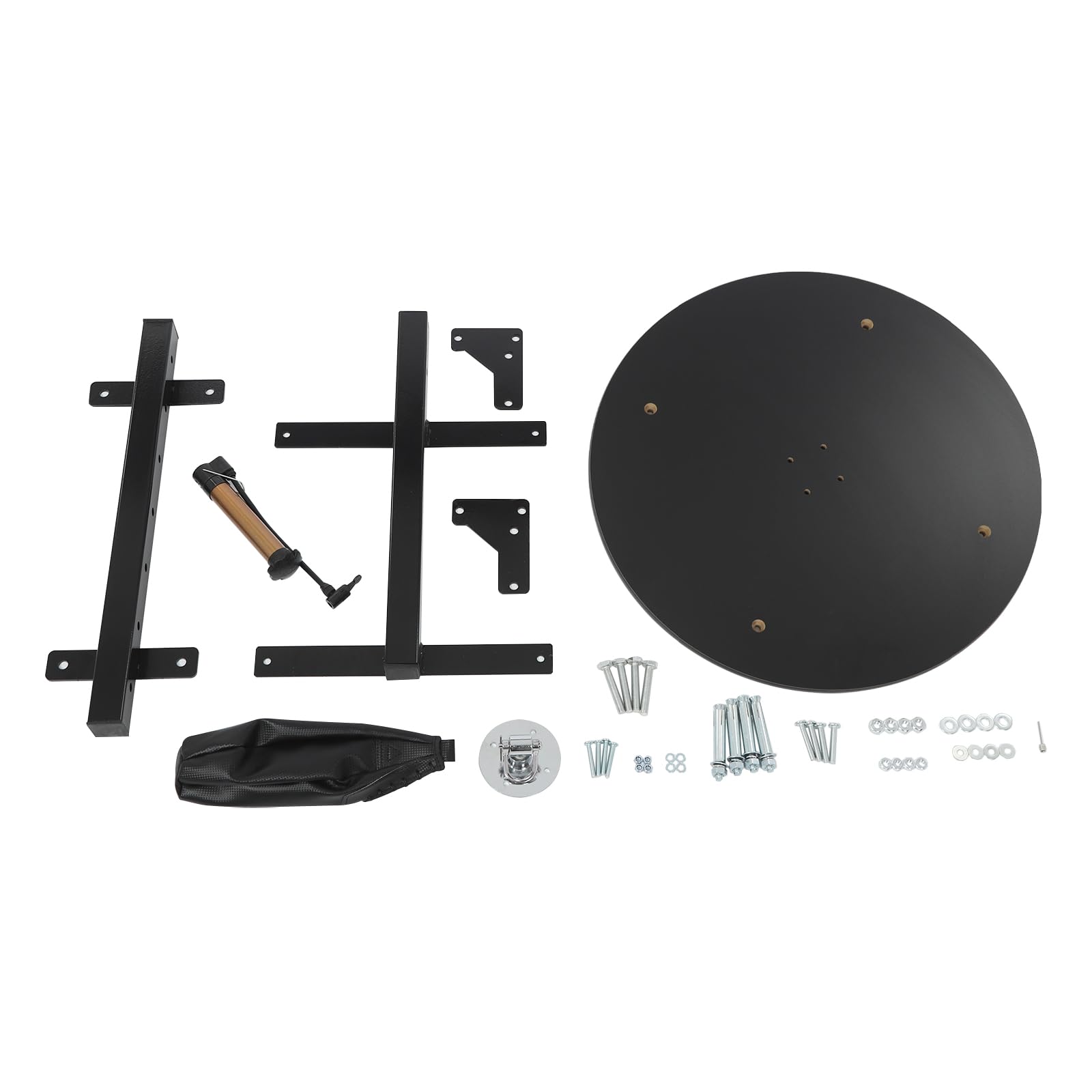 Speed Bag - Plateforme en bois - Réglable en hauteur - Équipement d'entraînement de boxe professionnel - Avec pompe et aiguille de gonflage - Montage mural - Équipement d'entraînement de boxe pour la