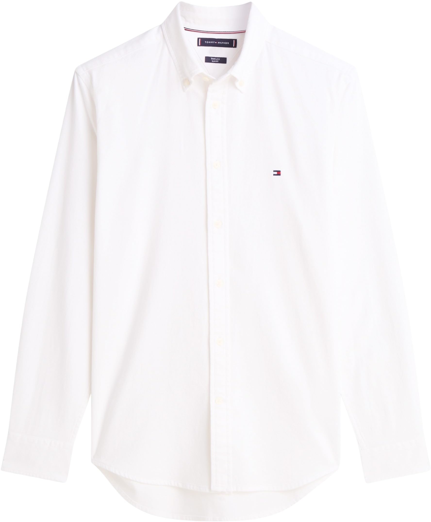 Tommy Hilfiger Flex Dobby SF Shirt Mw0mw41684 Chemise L/S Homme (Lot de 1)