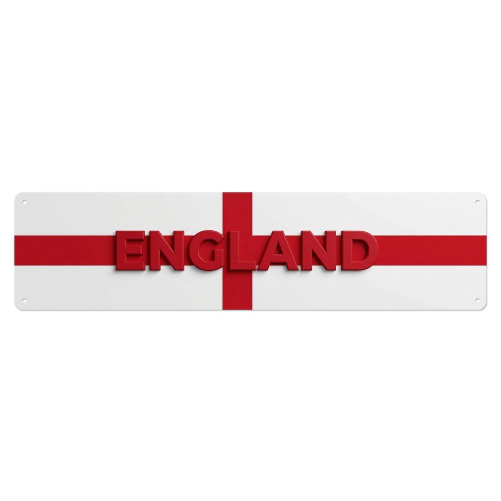 Metal Tin Sign Vintage England Flag Pattern