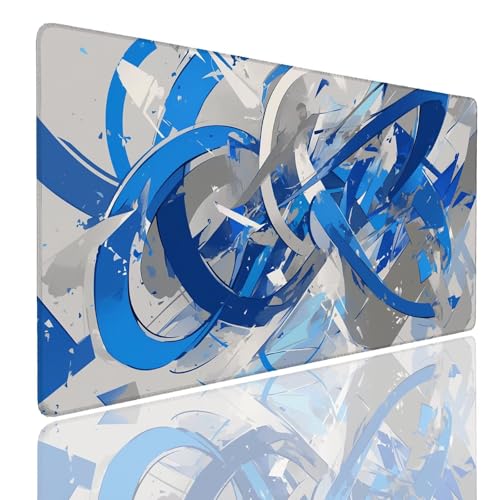 Tapis de souris XL modern sous main bureau et tapis souris gamer