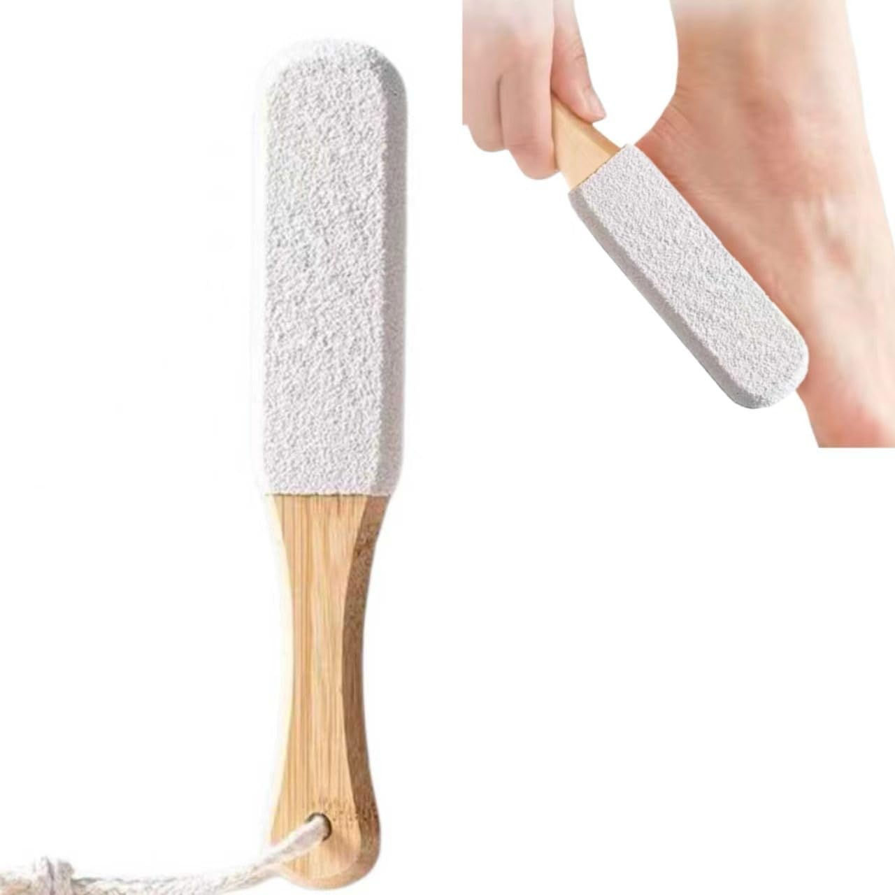Pack Professional Pedicure Foot File & Pumice Stone - Callus Remover and Foot Scrubber for Dead Skin, Dry Rough Feet and Cracked Heels