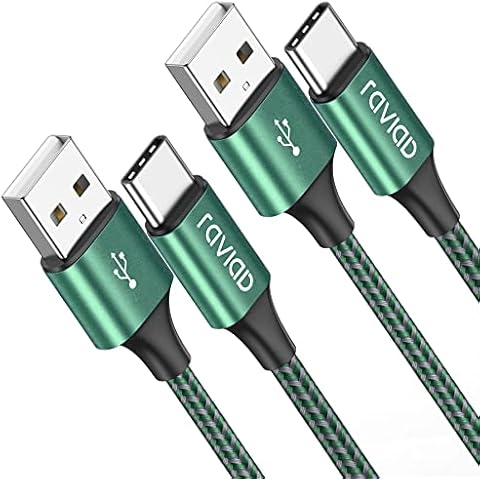 RAVIAD Cable USB Tipo C Carga Rápida y Sincronización - 2Pack 2M Cover