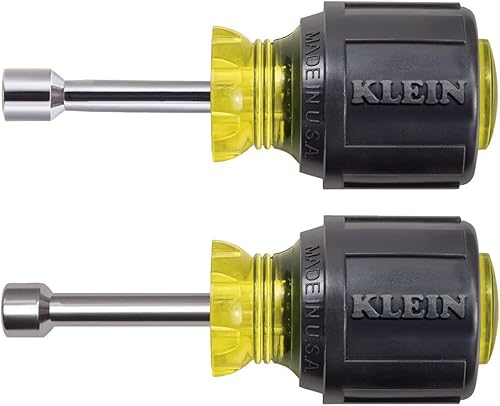 KLEIN TOOLS Juego de herramientas 610M, fabricado en Estados Unidos, juego de destornilladores de tuercas magnéticas con destornilladores de tuercas