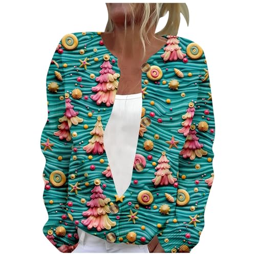 Pull de Noël moche femmes grande taille : dites adieu au froid avec ce cardigan boutonné chaud