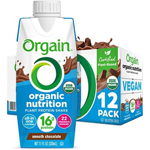 Orgain Organic Vegan Plant Based Nutritional Shake Cover