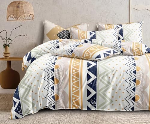 Image of THE HOME STYLE Super Soft Glace Cotton King Size Printed Pillow Covers ll Pillow Cases ll Set of 2 Piece- 18 inchx 28 inch Inches (Abstract Mist)