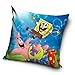 Produktbild Carbotex Schwammkopf Spongebob Motiv Kissenhülle Kissenbezug 40x40 cm (SBOB224028)
