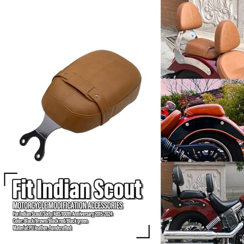 Coussin de moto arrière contre la fatigue passager pour Indian Scout Sixty selle confort - 2