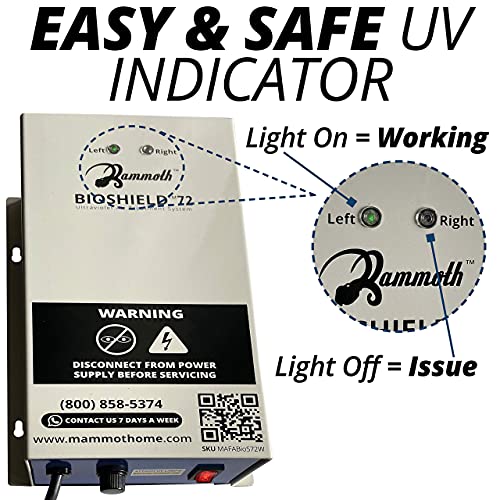 Bioshielduv® 72W Hvac Uv Light Air Purifier, Whole House Uv-C Light In Duct For Hvac Ac (Air Conditioning) System - Uv Light For Furnance #TOP4