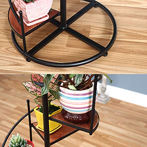 Plant Stand Metalen Ijzer Bloemrek Nordic Stijl Spiraal Trap Plant Stand Decor Opslag Plank Kan Accommoderen 8 Potten (L40xW19xH123cm) Multilayer - Afbeelding 6
