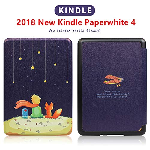 Case para Novo Kindle Paperwhite à prova d’água Função Liga/Desliga (Raposa)