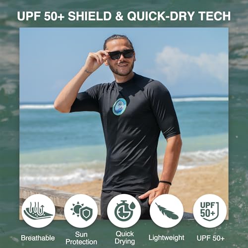 Image of Kanu Surf Men's Echo Upf 50+ Rashguard
