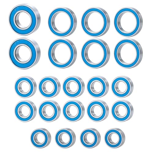 RC Repair Parts for Axial for SCX10 22PCS Rubber Sealed Bearing Kit 1/10 rc Cars Upgrade Accessories Parts
