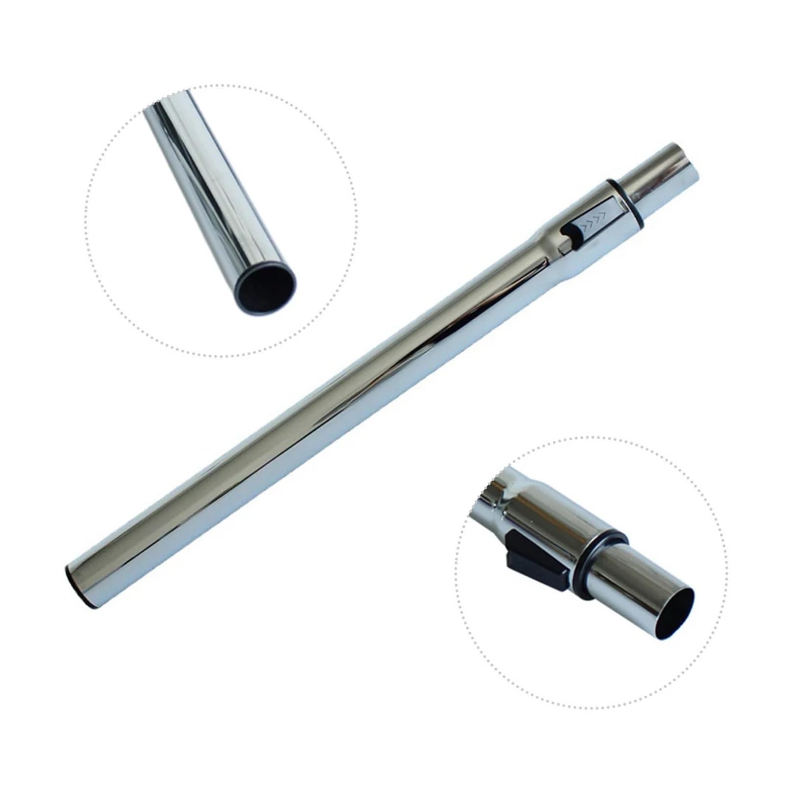 Tubo Telescópico For Aspiradora, Compatible Con Todas Las Aspiradoras Comunes, Tubo De Extensión De Varilla Telescópica De 32 Mm.