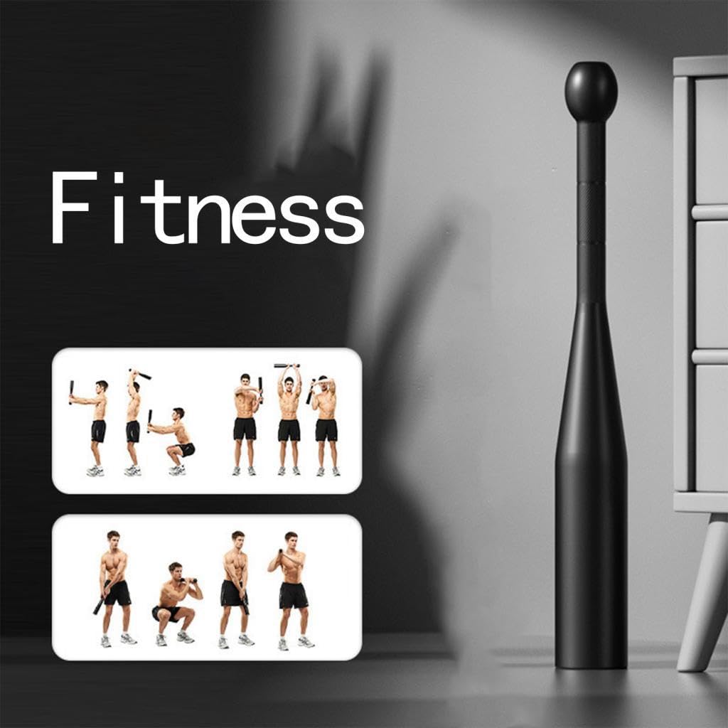 Club di Allenamento con I Pesi Macebell 2 kg Barra per Allenamento della delle Spalle 48 Cm Attrezzo Fitness per Riscaldamento Barra per Eserciz