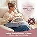 Momcozy Innovative Safety Fence Nursing Pillow - Firm & Springy Memory Foam - Stable, Ergonomic Support & Comfort - Wider Breastfeeding Cushion, Adjustable, Removable Cover, Baby Safety Certified
