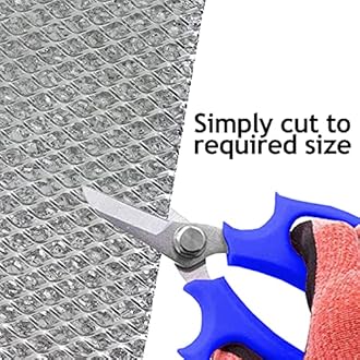 SPARES2GO Universal Aluminium Cut To Size Mesh Filter for all Makes of Cooker Hood/Extractor Fan Vent (57 x 47 cm, Cut to Size)