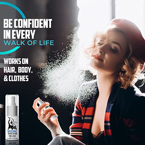 Skunk Doctor Smoke Odor Eliminator Spray (Pack Of 3 Scents) | Multi Purpose - Smoke Spray, Body Spray & Air Freshener | Smoke Odor Remover For Body, Car & Home | Works On All Types Of Smoke Odors #TOP3
