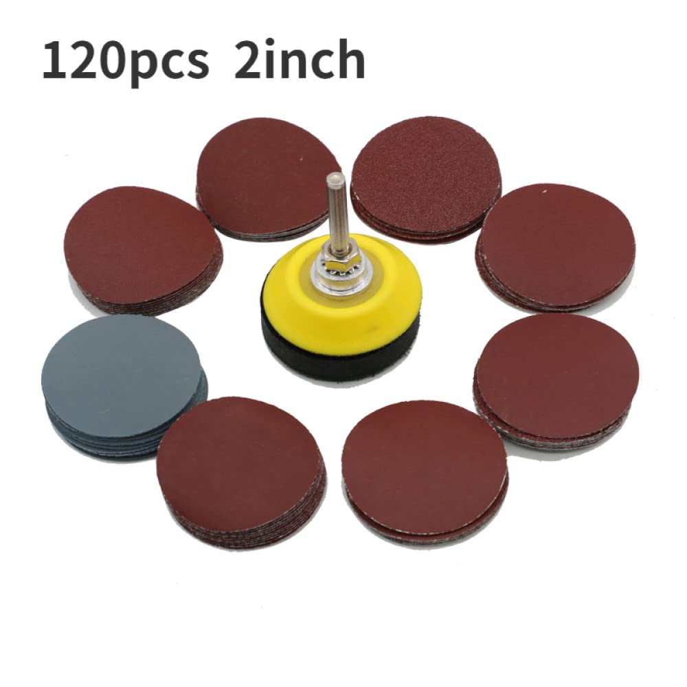 240 Disques Abrasifs 50mm + Tampons | Grains 20 à 3000 Pour Ponçage, Polissage, Dérouillage