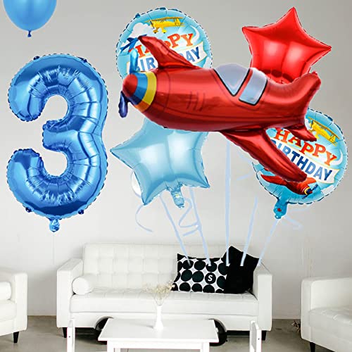 1St Birthday Party Decorations, Airplane Birthday Decorations, 1St Second Birthday Decor Boy Girl, Vintage Plane Balloon Bouquet Decorations,1 Year Old Bday Time Flies Aviator Adventure Themed Kids #TOP2