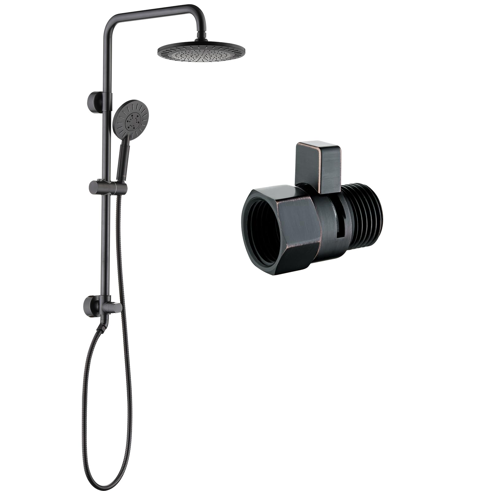 Bright Showers Modern Rain Shower System with 9 Inch