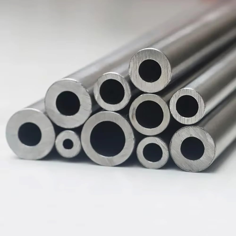 Tubo de acero al carbono redondo hueco sin costura de precisión, diámetro exterior de 15/16/17 mm, longitud de 500 mm, laminado en frío, acabado pulido.(15x10mm)