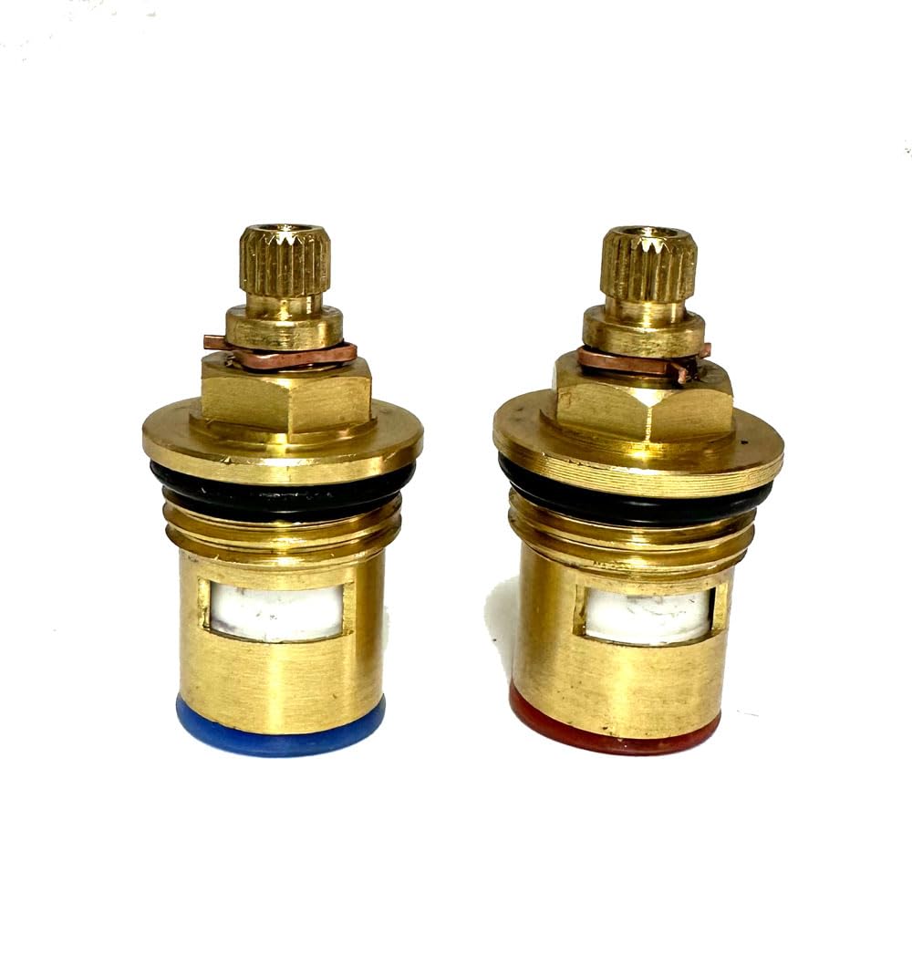 Tml 24 Spline Short 42Mm Tap Cartridge Valve Pair Hot Cold