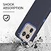 Jackpot Wireless Designed for Motorola Moto Edge 50 Ultra Case with Belt Clip Holster, Anti-Drop, Shockproof, with Kickstand, Heavy Duty Protection 3-Layer Protection (Blue)