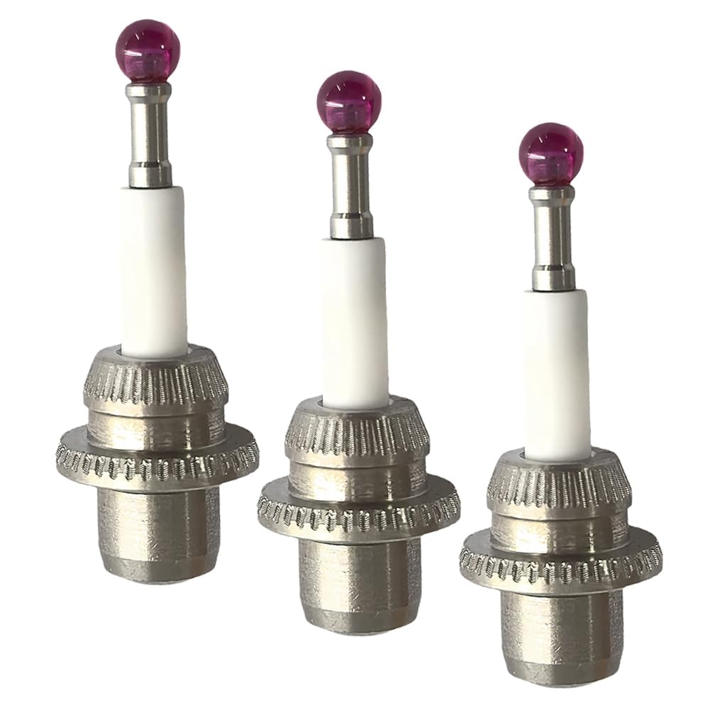 3 Stück 3D-Sensor 80.362.00 Taststift M3 4 mm Rubinkugel Keramikschaft CNC-Maschine