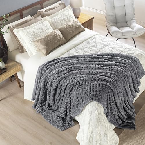 Cobertor Coberta Manta Ultrasoft Willow Queen 2,40m X2,20m (Gris)