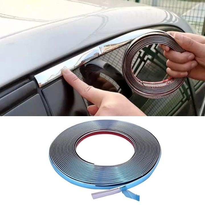 Image of Chrome Beading Roll 14 Meter for All Cars (10mm)