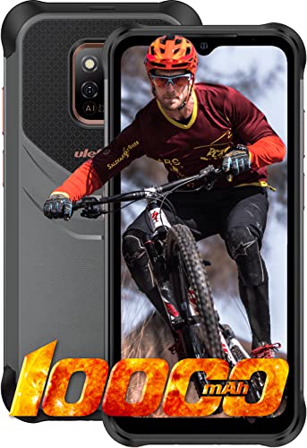 Ulefone 10000mAh Telephone Portable Incassable Power Armor 14 Smartphone Incassable Débloqué, Android 11 64Go + 4Go, 20MP Caméra, Helio G35 Octa-Core,6.52Pouces, NFC Type-C OTG GSM Mobile Phone Cover