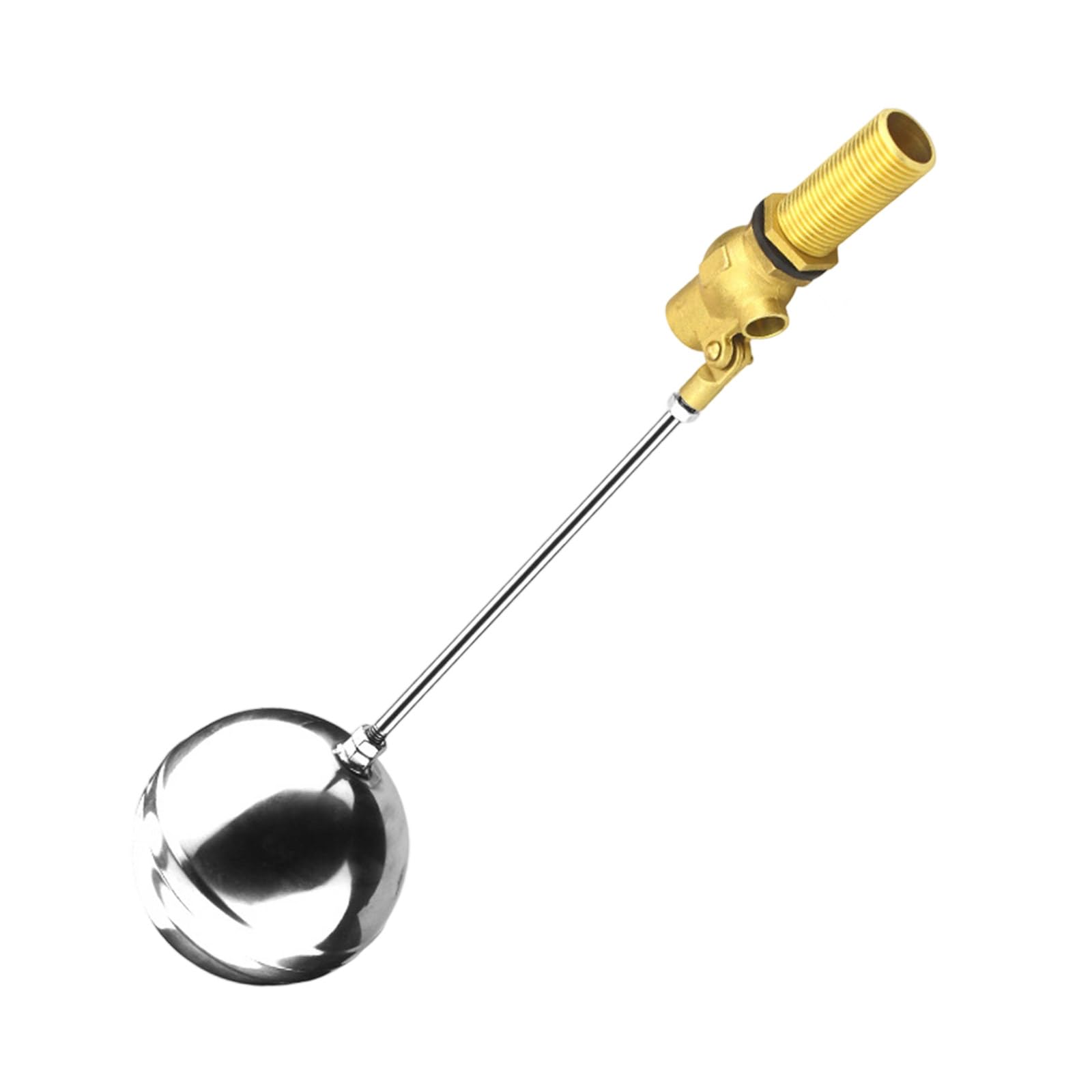 Jazuaiao Men's D Efficiency 1 / 2Inch Threa Brass Float Valves Col An Hot Water Tanks Floating Ball Valves Easy To Installation For Flows Control Cistern/Expansion Tanks