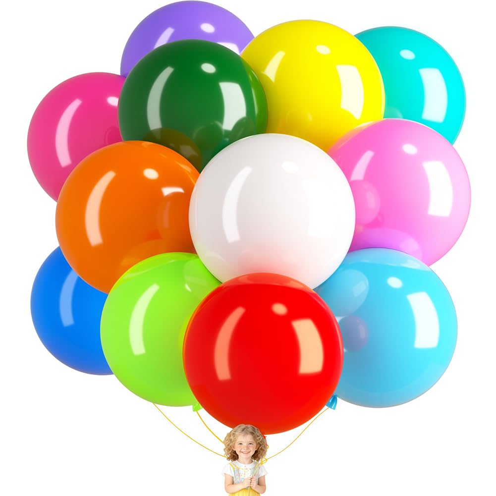 BAOKUANHU 24 Inch Balloons 36-Pack