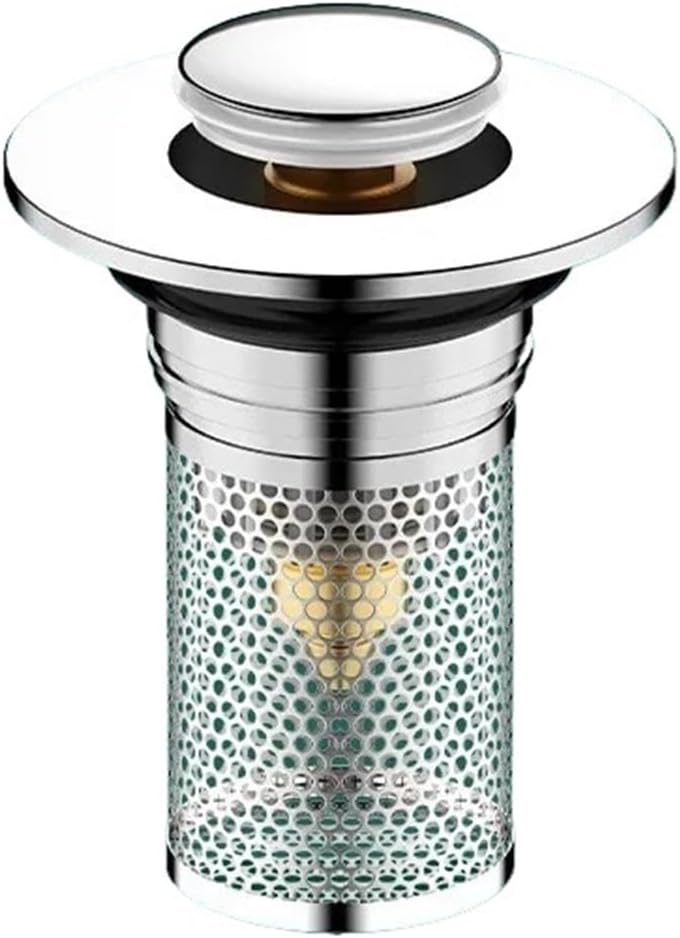 Sink Drain Stopper Floor Filter Bathroom Wash Basin Pop-up Core Hair Anti-Blocking Strainer Kitchen Accessories(Type B)