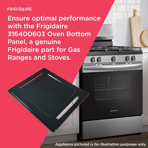 Frigidaire 316400603 Oven Bottom Panel for Gas Ranges and Stoves, Black - image 4