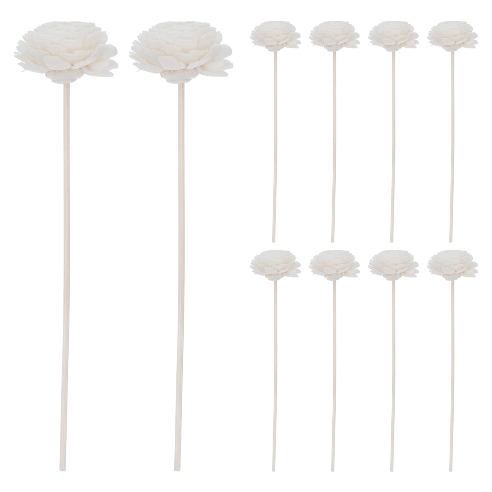 FOMIYES Artificial Decor Reed Diffuser Sticks 10 Pack Diffuser Rods Decor for Home Fragrance