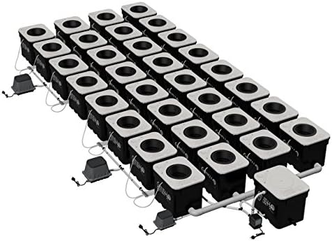Under Current Double Barrel 32 UCDB32-32 site - 8" net pots - 8 Gallon Grow modules - 340 watt - 120V