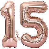 ❤ Juego de 2 piezas: 2 x globos en 40 "(100 cm).