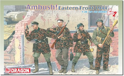 プラッツ ドラゴン 1/35 WW2 ドイツ 装甲擲弾兵 奇襲! 東部戦線 1944年 Gen2 フィギュア4体セット プラモデル DR6333 (人)のサムネイル